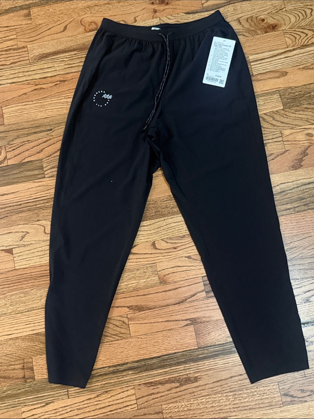 NWT Lululemon Run Crew Graphic HR Track Pant Black Medium